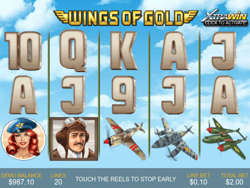 Wings of Gold spelautomat recension