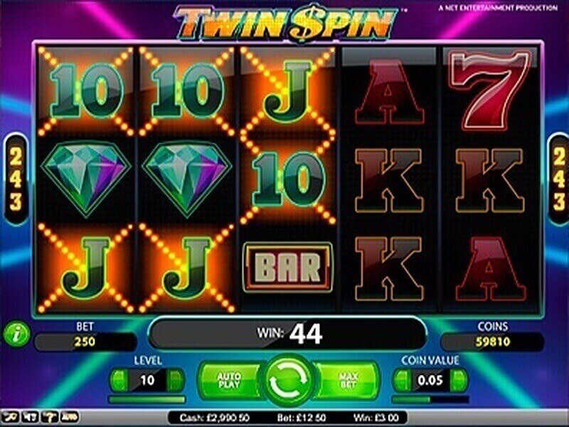 Twin Spin Spelautomat Recension